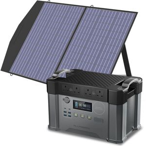 Power Station 1500Wh 2000W Solar Generator with 100W Solar Panel for Home Emergency Outdoor Allpowers S2000