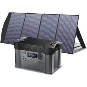 Power Station 1500Wh 2400W Solar Generator with 200W Solar Panel for Emergency Outdoor Allpowers S2000 pro
