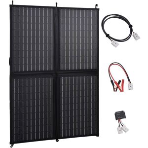 BERKFIELD HOME Royalton Foldable Solar Panel Charger 100 w 12 v