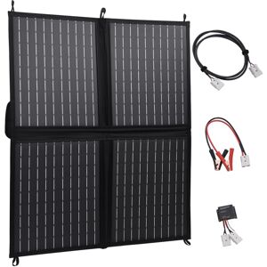 BERKFIELD HOME Royalton Foldable Solar Panel Charger 80 W 12 V