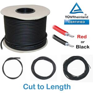 Lowenergie - 4mm Solar pv Cable - Black - 20m