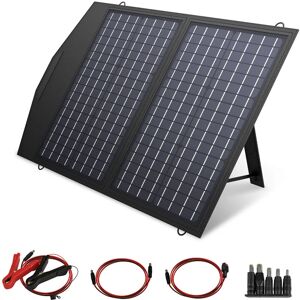 Allpowers - Foldable Solar Panel 60W Monocrystalline Solar Charger For for Smartphone, Tablets, Outdoor, Camping SP020