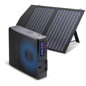 Allpowers - Power Station Solar Generator ac Power Bank 200W 154Wh With 60W Solar Panel for Outdoors Camping Travel Emergency S200
