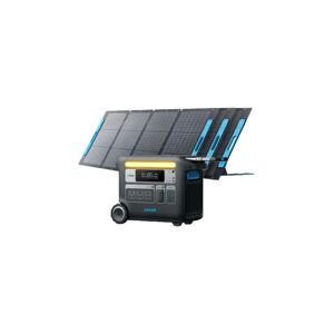 Solix F2000 Solar Generator + 3 × 200W Solar Panel - Anker
