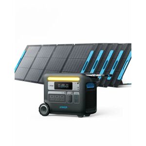 Solix F2000 Solar Generator + 5 × 200W Solar Panel - Anker
