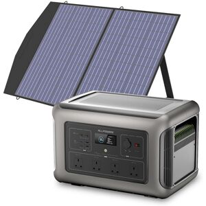 Allpowers - Home Battery Power Station LiFePO4 3168 Wh, Voice Control With 100W Solar Panel For Home Backup Outdoor R3500