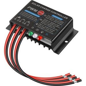 Tinor - Solar Panel Regulator, Charge Controller Solar Panel Regulator 12V/24V 20A pwm Waterproof IP68 Solar Panel Charge Regulator