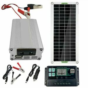 Dewdat - 200w solar panel kit 12v to 220v battery charger with 100a controller Dewdat - 200w solar panel kit 12v to 220v battery charger with 100a controller
