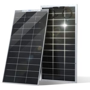 Eco-worthy - 195W 12V Monocrystalline Bifacial Solar Panel Class Battery Charge for Caravan Home Off Grid Eco-worthy - 195W 12V Monocrystalline Bifacial Solar Panel Class Battery Charge for Caravan Home Off Grid