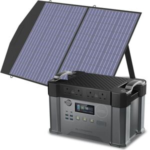 Allpowers - S2000 Pro mppt Solar Generator with 1 100W Folable Solar Panel Included, 2400W 1500wh Portable Power Station, Solar Mobile Battery Pack Allpowers - S2000 Pro mppt Solar Generator with 1 100W Folable Solar Panel Included, 2400W 1500wh Portable Power Station, Solar Mobile Battery Pack