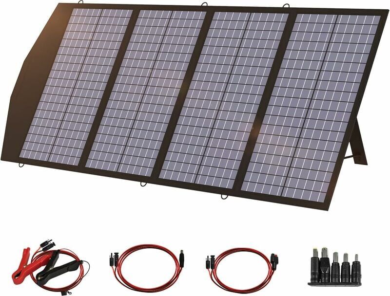 Allpowers - Solar Panel Foldable Solar Charger 140W for Power Station Solar Generator Camping SP029