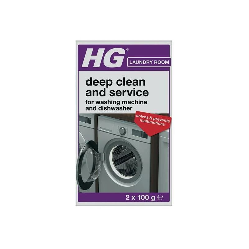 HG 248020106 Deep Clean & Service for Washing Machines & Dishwashers 200g