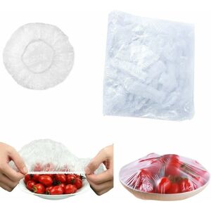 HÉLOISE 100 Pack Poly Fridge Freshness Shrink Bags for Keeping Leftovers, Fruit, Meat and Dust Fresh (100)