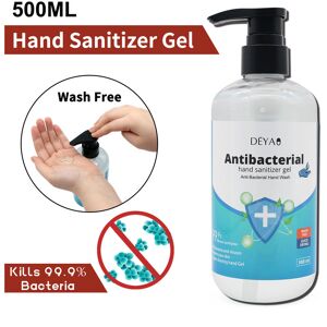 Elegant - 10PCS of 99,9% Bacteria Cleaning Gel Hand Sanitizer Gel Wash Free 500ML