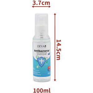 Elegant - 15PCS of 99,9% Bacteria Cleaning Gel Hand Sanitizer Gel Wash Free 100ML