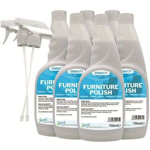 2work - Furniture Polish 750ml Pk6 - 2W07251