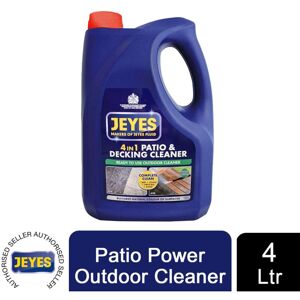 Patio Outdoor 4 in 1 Cleaning Powder, Blue, 4 Litre - Jeyes