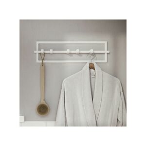 A PLACE FOR EVERYTHING 5 Hook Coat Rack - Cubiko - White