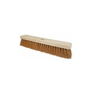 LOOPS 610mm (24 Inch) Soft Coco Bristle Replacement Broom Head Sweeping