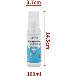 Elegant - 99,9% Bacteria Cleaning Gel Hand Sanitizer Gel Wash Free 100ML(Kit Content: 15 Bottles)
