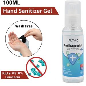 Elegant - 99, 9% Bacteria Cleaning Gel Hand Sanitizer Gel Wash Free 100ML, 10 Bottles Included