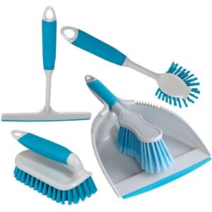 Brights' Kitchen Bundle Dustpan & Brush Washing Up Blue - Blue - Charles Bentley