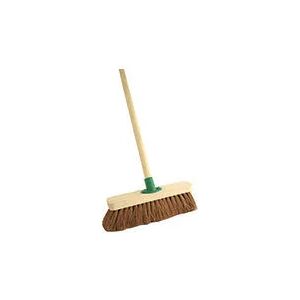 Value Product - Bentley 103631 SPC/F01BKT/C4 12-inch Soft Coco Broom with Handle and Bracket, Multi-Color