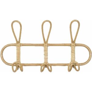 Denuotop - Rattan Wall Hooks for Kids Clothing - Rattan Hanging Hook - Nursery Decor