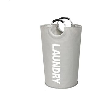 TINOR Dirty laundry basket in gray fabric 82L - Foldable laundry basket with handle - Foldable dirty laundry basket - Bag Foldable dirty laundry basket