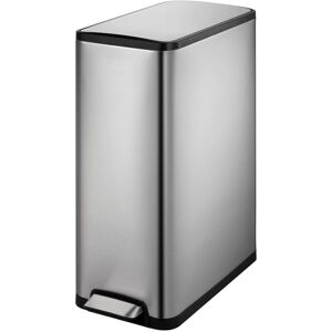 Berkfield Home - eko Pedal Bin Ecoslim 2x20 l Matte Silver