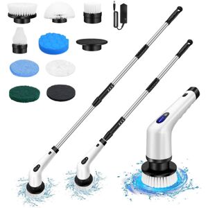 Dayplus - EmdTOOL Electric Cordless Spin Scrubber 9 Head Car Cleaning Scrubtastic Mop 2024