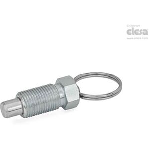 Gn 717 Indexing plungers with or without rest in retracted position steel - Elesa