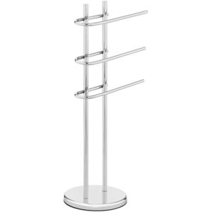 Uniprodo - Hand Towel Holder - 3 bars - Free-Standing Towel Rack -Towel Stand