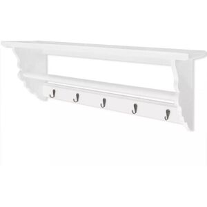 Coat Rack mdf White Baroque Style VD09353 - Hommoo