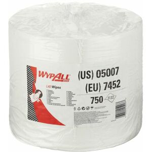 Wypall - 7452, L40 Large Roll Wipers, 1 ply, white, 1 roll x 750 sheets - White