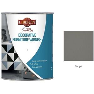 Liberon - Decorative Furniture Varnish Paint - 750ml - Taupe - Taupe