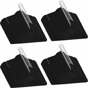 Berkfield Home - Mayfair 100 pcs Clothes Hanger Set Anti-slip Black Velvet