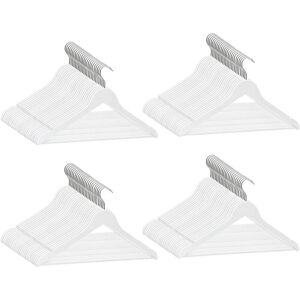 BERKFIELD HOME Mayfair 100 pcs Clothes Hanger Set Non-slip White Hardwood