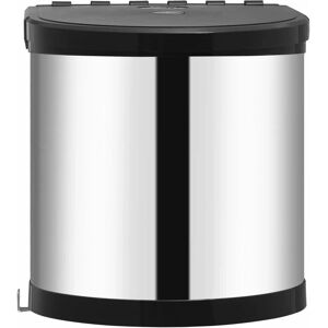 BERKFIELD HOME Mayfair Kitchen Built-in Dust Bin Stainless Steel 8 l