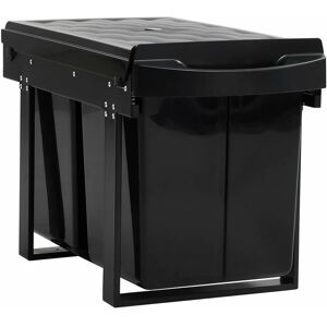 BERKFIELD HOME Mayfair Kitchen Cupboard Pull-out Recycled Dustbin Soft-Close 48 l