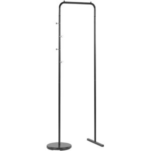 BELIANI Metal Garment Rack Clothes Rail Stand Black Benton - Black