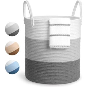 Laundry Basket 40L Foldable Laundry Bag Toy Storage Basket Gray - Gray - Norcks