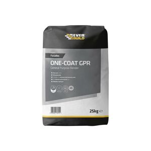 Everbuild - FACGPRGY25 One-Coat General Purpose Render Grey 25kg EVBGPRGY25