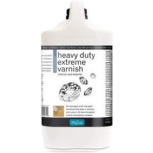 Heavy Duty Extreme Varnish - Dead Flat - 4 Litre - Polyvine