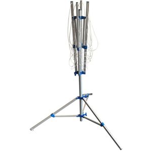 Berkfield Home - ProPlus Rotary Airer with Foot Grey Metal