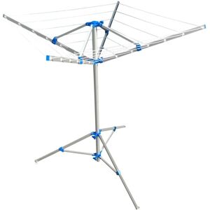 Berkfield Home - ProPlus Rotary Airer with Foot Grey Metal