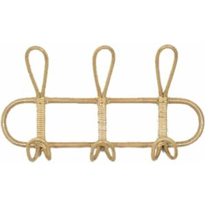 HOOPZI Rattan Wall Hooks for Kids Clothes - Rattan Hanging Hook - Children's Room Decor