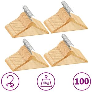 BERKFIELD HOME Royalton 100 pcs Clothes Hanger Set Non-slip Hardwood