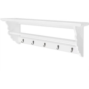 Berkfield Home - Royalton Coat Rack mdf White Baroque Style