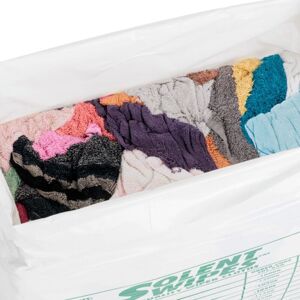 Solent - Cleaning Towelling Wipes - 10kg - Multi-Coloured